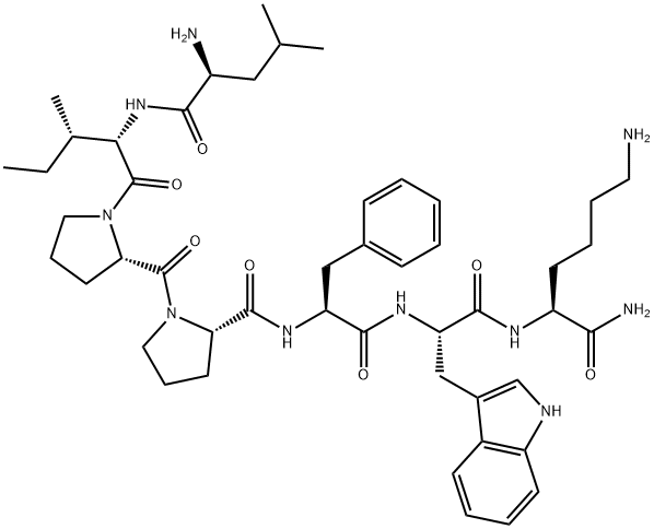 Cardiotoxin Analog (CTX) IV (6-12)  Structure